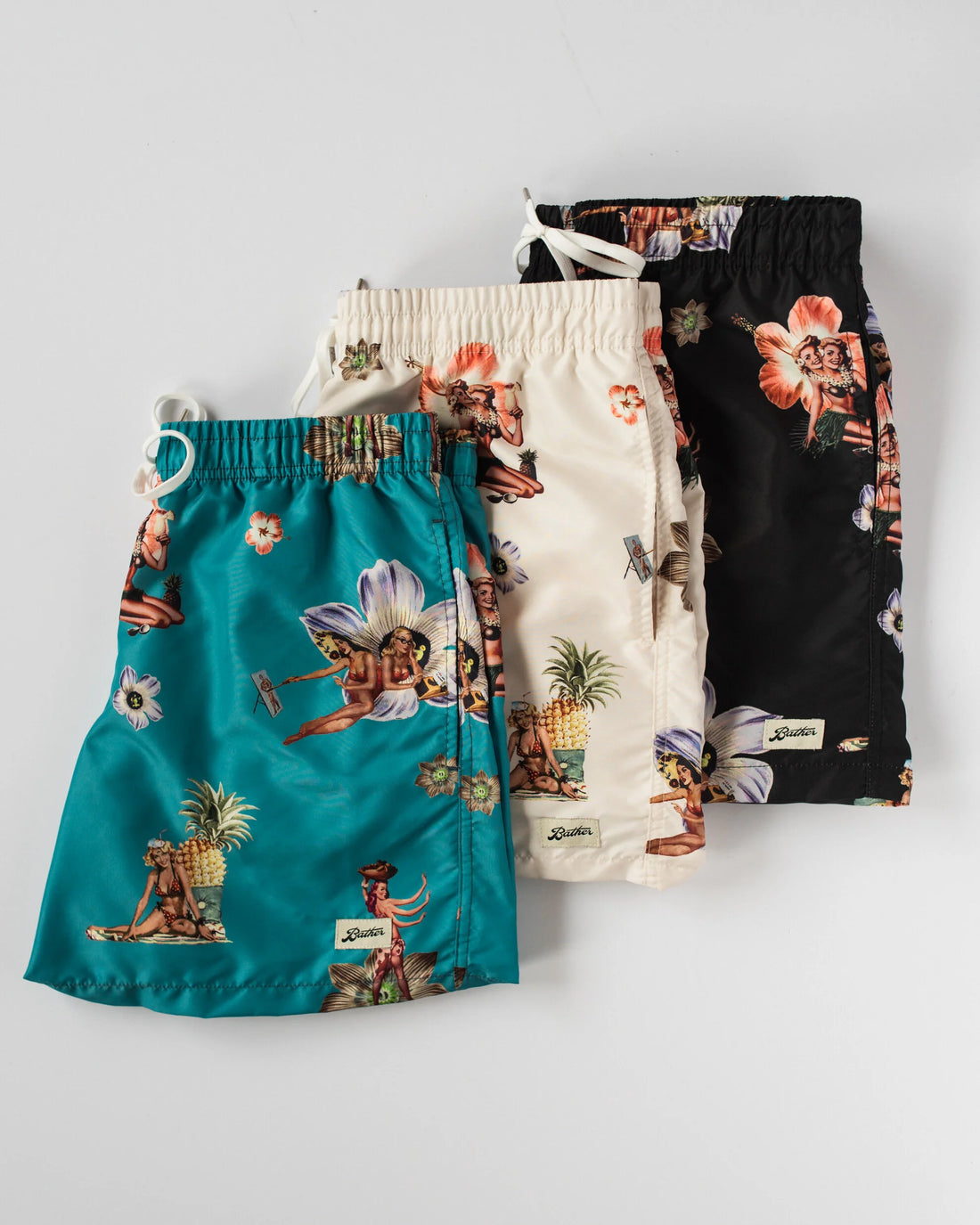 Bather swim trunks