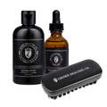 The Beard Reset kit: beard wash, beard oil and beard brush